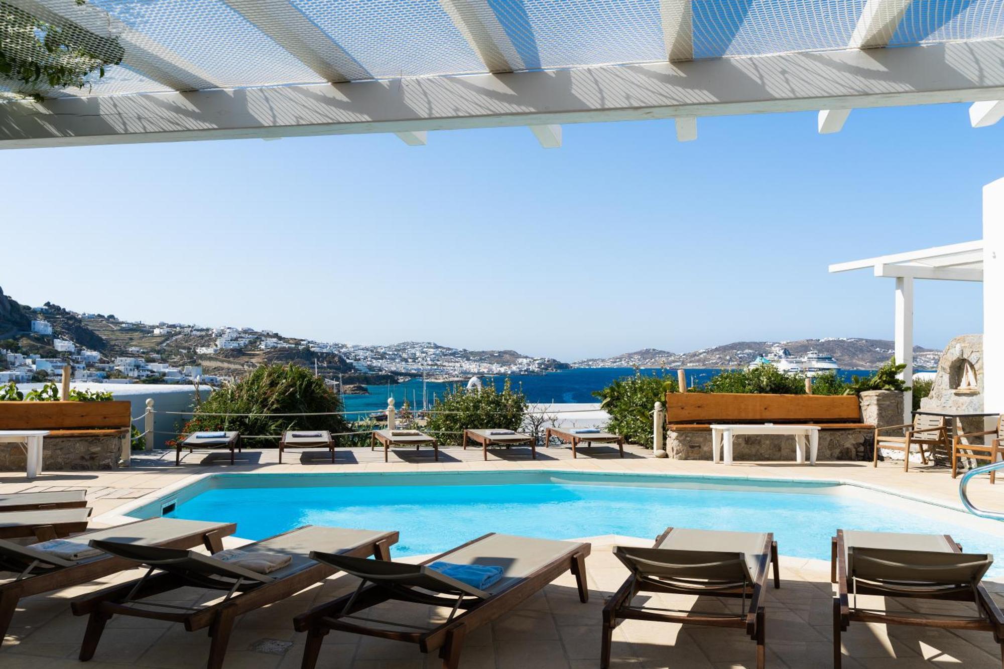 Rhenia Hotel Tourlos Eksteriør billede